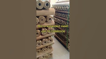 Micro expanded metal mesh