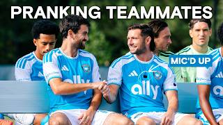 Secretly Pranking Teammates During the Team Photo