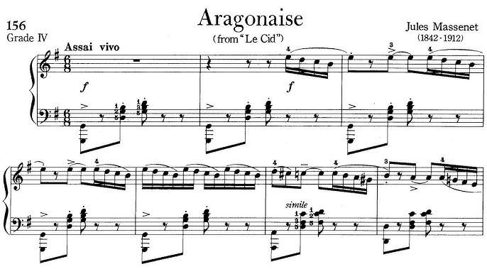 Aragonaise | Piano Cover - YouTube