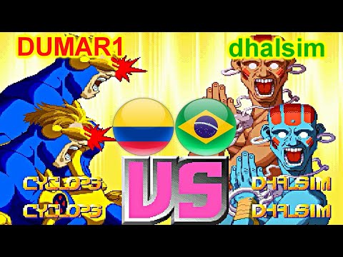 X-Men Vs. Street Fighter - DUMAR1 vs dhalsim