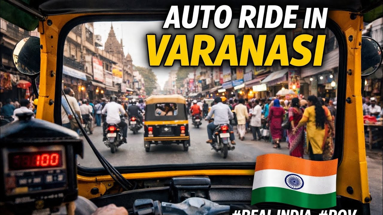 “Indian streets, traffic, daily life” 