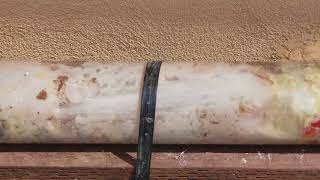 watch the live hydro jetting of a clogged line - sewertv plumbing orange county (877) 739-3788