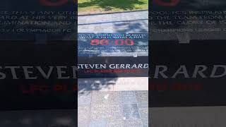 Steven Gerrard Anfield Bench