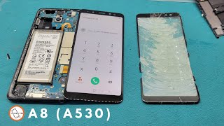 Samsung A8 Glass Replacement - A530 Only Front Glass #frontglass #samsung