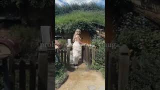 Me romanizing my life in a hobbit hole.