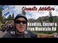 2023 sturgis run  episode 3  cinematic ride needles highway custer and iron mountain roads  