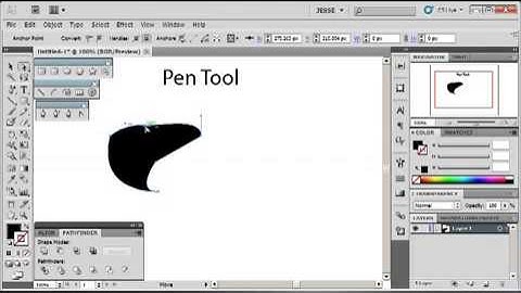 Adobe Illustrator CS5 Tutorial 3   Pen Tool