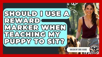 Should I Use A Reward Marker When Teaching My Puppy To Sit? - Obedient Dog Guide