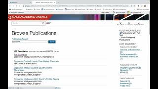 Accessing Gale OneFile