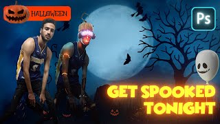 MY HALLOWEEN SPECIAL ART | HOW TO ACHIEVE HALLOWEEN VIBES IN PHOTOSHOP screenshot 1