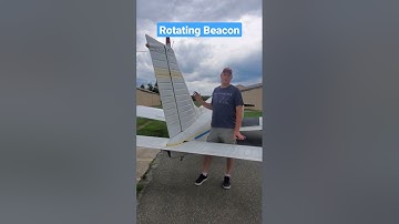 Rotating Beacon and Strobe Lights.  #flighttraining #privatepilot #pilottraining #flying