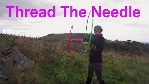 Thread The Needle Twin Hoop tutorial with Emma Kenna