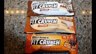 Chef Robert Irvine Fit Crunch Protein Bars: Milk & Cookies, Cinnamon Twist and Caramel Peanut