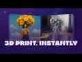Turn Any Image Into a 3D Print Mockup in 80 Seconds I Flux Kontext + 3D Print LoRA on Floyo