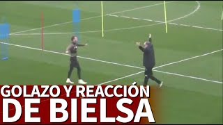 Golazo en un entrenamiento: todo normal hasta que aparece Bielsa... | Diario AS