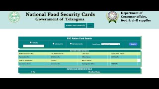 Telangana food security card download Now - How to Download Ration Card 2021 Online in Telugu screenshot 2