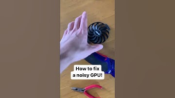 •Repair a Noisy GPU fan• #pcgaming #pcbuild #gpu
