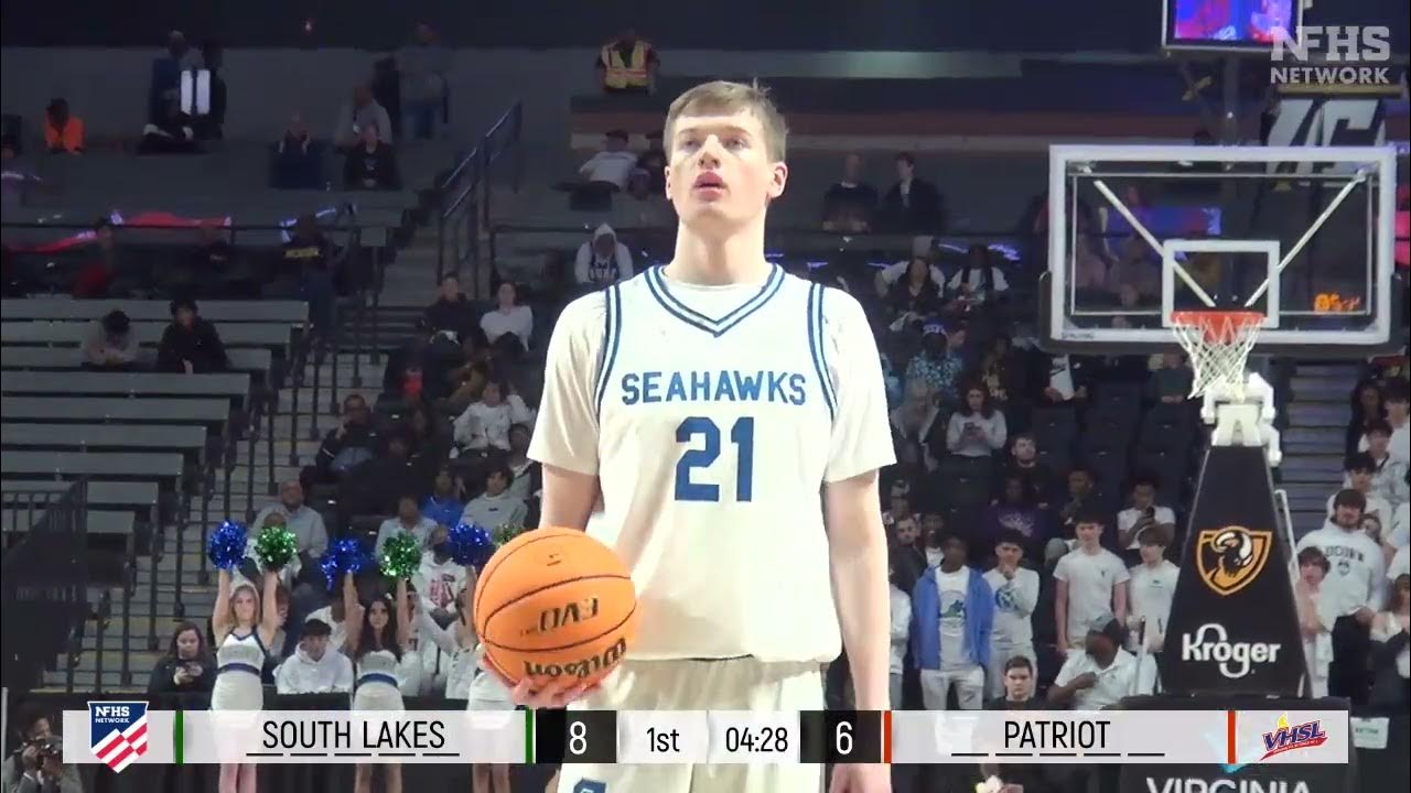 2024 VHSL Class 6 Boys Basketball Championship South Lakes vs Patriot