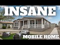 HOUSE AND A HALF! Triple Wide mobile home out this world! Prefab House Tour