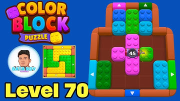 Color block puzzle 3d jam level 70 solution walkthrough 