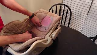Babytrend Infant Carrier - Remove Cover, Reassemble