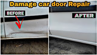 How To Repair Alto K10 Badly Dmage Door Dent & Pant #spraypaint #dentingpainting #bumper #mechanical