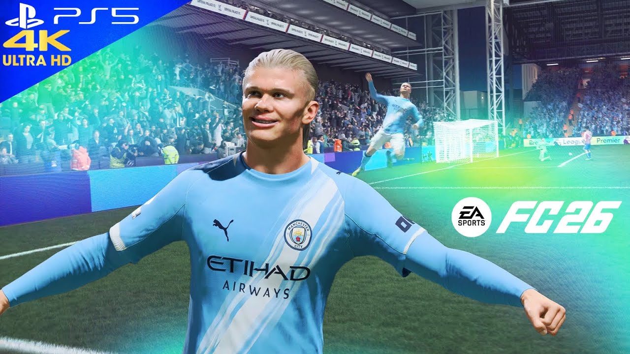 FC 26, Crystal Palace Vs Manchester City, EPL Authentic Gameplay, PS5™, 4K 60FPS