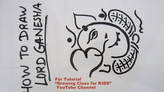 How to Draw- OHM Ganesha Ganpati Step by Step Tutorial for Kids
