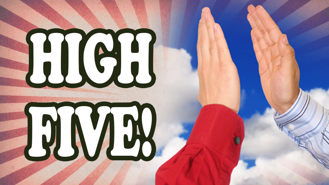 Be high five. High Five. High Five картинка. Рисунок give High Five. Пятюня картинки.