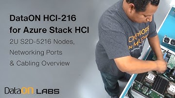 DataON HCI-216 for Azure Stack HCI: Networking Ports & Cabling Overview