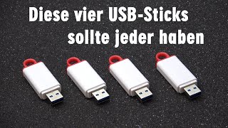 Diese vier USBSticks müsst Ihr euch erstellen  kostenlos und wichtig