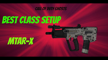 Call of Duty Ghosts: Best Class Setups- MTAR-X (Defensive)