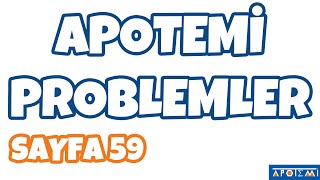 Apotemi Problemler Sayfa 59 Çözümleri - APOTEMİ YAYINLARI