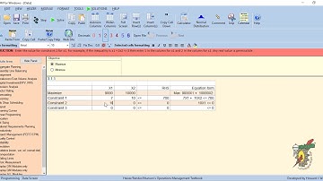 Uso de POM en programación lineal