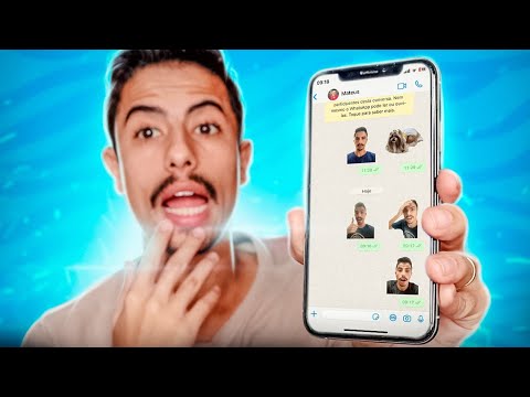 Crie suas próprias figurinhas no WhatsApp - Professor do iPhone