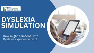 Dyslexia Simulation