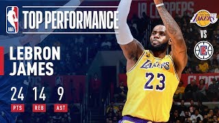 Lebron James Returns Against The Clippers January 31 2019