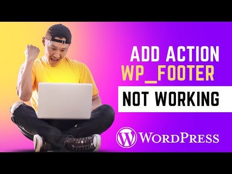 Add action wp_footer not working WordPress