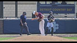 2024 05 15 Seaholm VS Detroit Country Day Away Pitching View