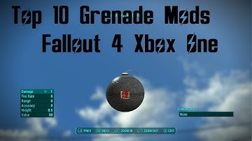 Top 10 Grenade Mods Fallout 4 Xbox One (XB1) #Fallout4 #Fallout4Mods #Fallout4Top10