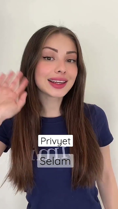 Bir dakikada Rusça selamlaşmayı öğreniyoruz #shorts