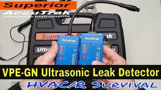 Superior AccuTrak Goose-neck Ultrasonic Leak Detector With Several Different Leaks To Hear.