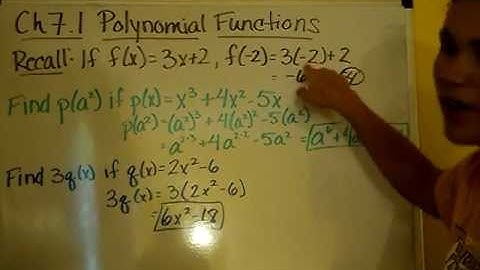 Alg2 Ch 7.1 Polynomial Functions Part 2