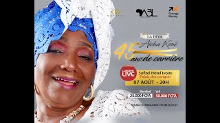 CONCERT LIVE  COMPLET 45 ans de Carrière de Aicha Koné