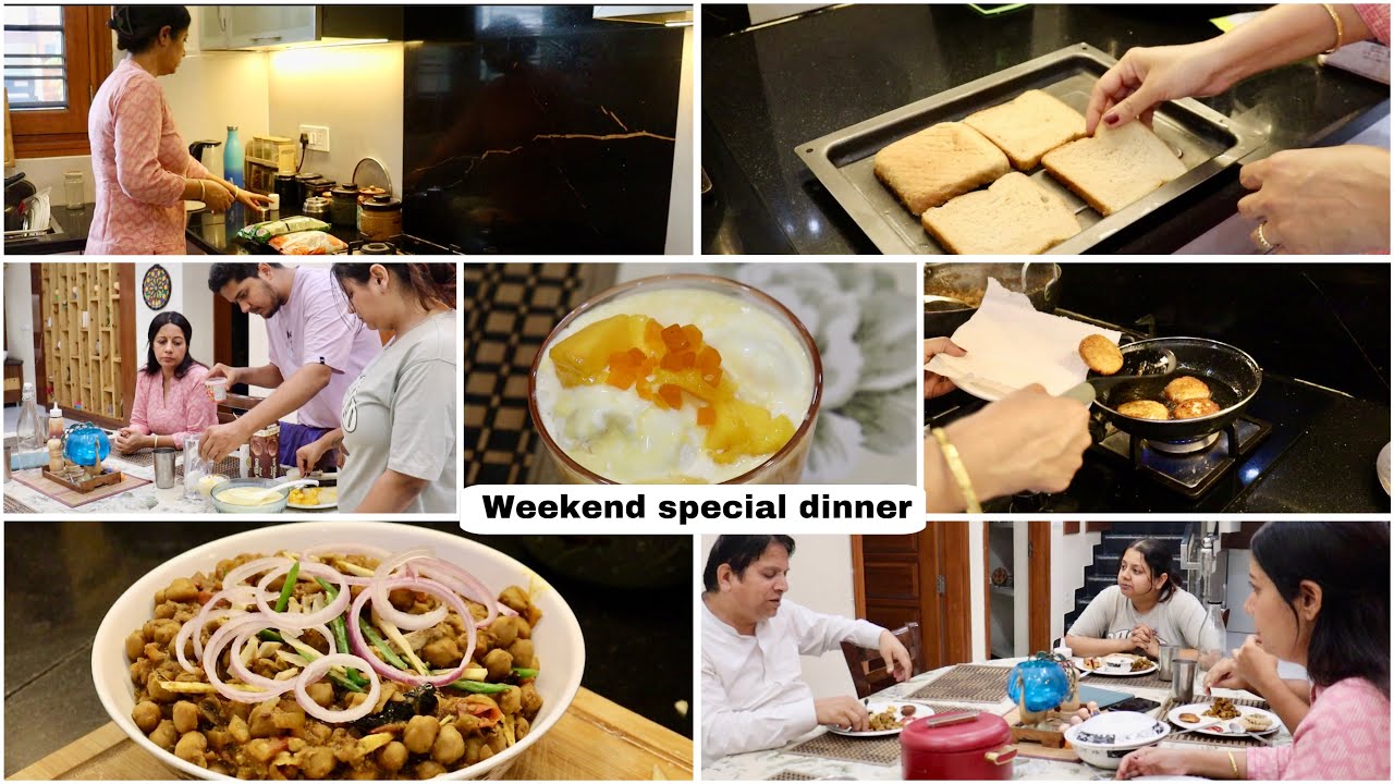 Family dinner on weekend | Simple snack, Main course and desert recipes