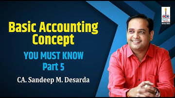 BASIC ACCOUNTING CONCEPT II JOURNAL LEC - 3 II CA SANDEEP DESARDA II DBPA