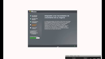 como instalar windows server 2003 en maquina virtual