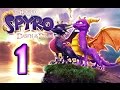 The Legend of Spyro: Dawn of the Dragon Walkthrough Part 1 (X360, PS3, Wii, PS2) 100% The Catacombs