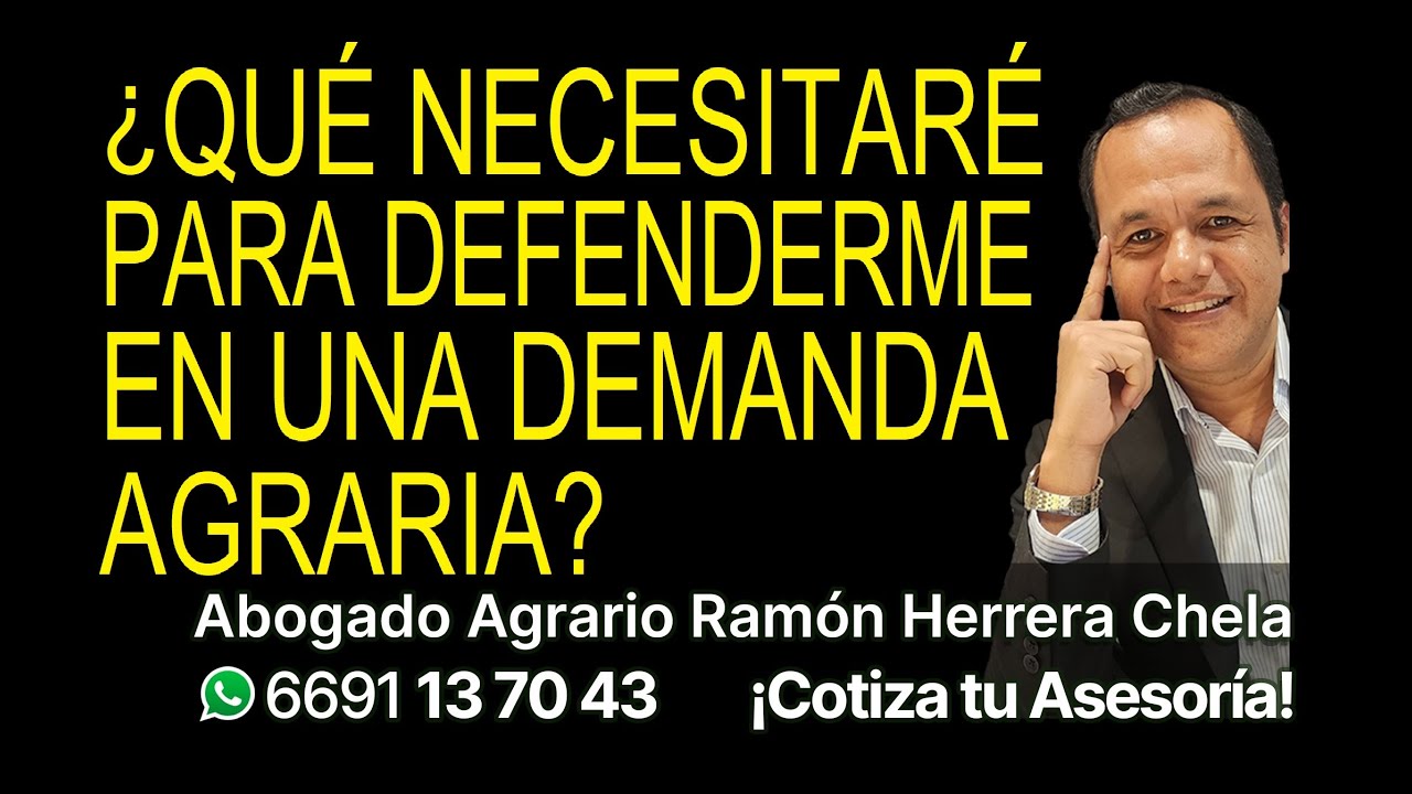 Consejos y advertencias para prepararte tu defensa como demandado(a) en el Tribunal Agrario