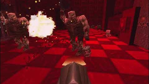 Quake 4 in Quake mission 30 nexus core test gameplay